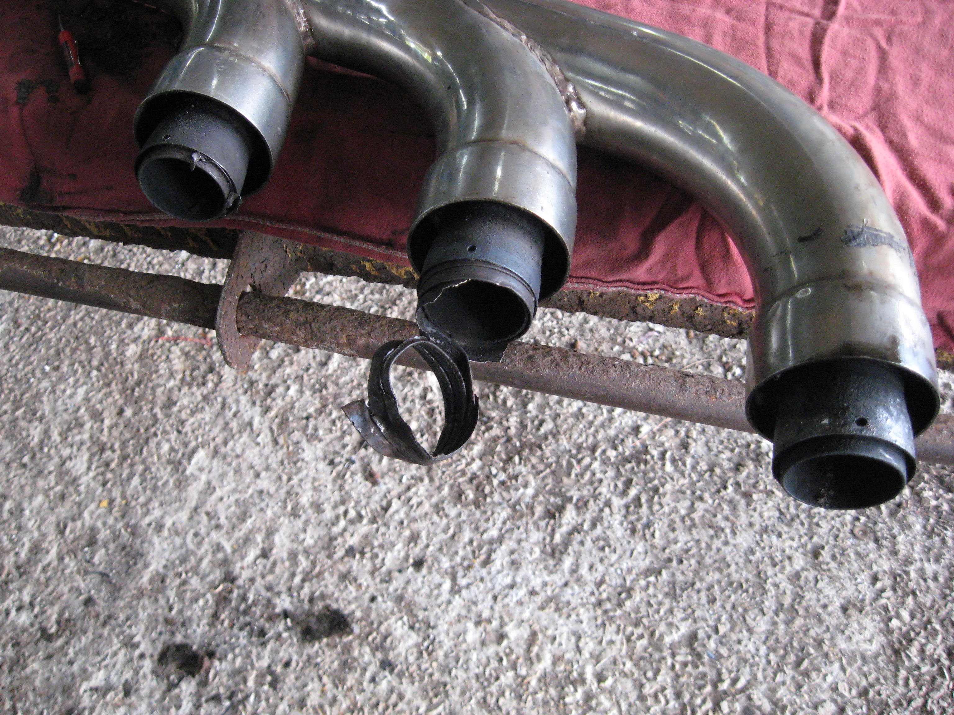 Automotive Exhaust Specialists work